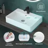 doporro Lavabo da Appoggio Lavandino Sospeso Bagno Anteprima dell’immagine prodotto 3