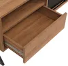 TV-Rack MCW-O40, Lowboard TV-Schrank Schiebetür Staufächer Produktbild-Vorschau 3