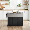 Isola da cucina SoBuy con rotelle, carrello da cucina con Anteprima dell’immagine prodotto 2