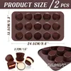 Pralinenform Silikon Schokoladenform 2 Stück Peanut Butter Produktbild-Vorschau 2