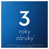 A blue background with large white text indicating '3 years warranty'. Produktbild-Vorschau