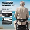VEVOR Déambulateur et fauteuil de transport 2 en 1 Voir les images du produit 6