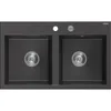 Mexen Hektor zlewozmywak granitowy 2-komorowy 800 x 480 mm, Podgląd zdjęcia produktu 1