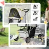 Hundewagen Hundebuggy bis 10 kg Klappbar verstellbares Produktbild-Vorschau 6
