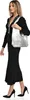 Luisa Vannini_Top handle bag_AW25 LV 8150_ARGENTO Anteprima dell’immagine prodotto 5