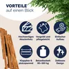 CASARIA® Balkonmöbel Set 2 Personen Wetterfest Holz Produktbild-Vorschau 9