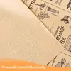 100 Blätter Backpapier Zeitungsoptik, Backpapier Zuschnitte Produktbild-Vorschau 4