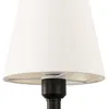 2er Akku Wandlampe Schwarz-Weiß Stoffschirm RGBW Produktbild-Vorschau 8