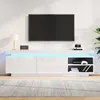 STILVORA Lowboard mit LED-Beleuchtung,TV-Schrank TV-Regal Produktbild-Vorschau 2