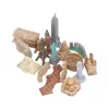 Miniatuur bouwwerken, 17-delig, met wereldarchitectuur en Productafbeelding-voorbeeld 4