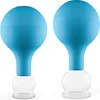 Pulox Schröpfgläser Set aus Echtglas 2 Stück. 2,5cm und Produktbild-Vorschau 1