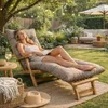 Cuscino per chaise longue BANANAIR 185 x 60 x 15 cm beige Anteprima dell’immagine prodotto 8
