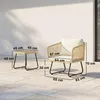 Outsunny Rattan Bistroset 3 teiligesGartenmöbel-Set mit 2 Produktbild-Vorschau 3