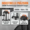 Industriestaubsauger, 2000 W Nass Trocken Sauger Produktbild-Vorschau 5