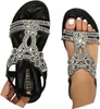 ASKSA Damen Glitzer Sandalen Sommer, Strass Sandalen Produktbild-Vorschau 1