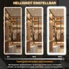 LED Ganzkörperspiegel 195 x 85 cm mit Touchsteuerung, 3 Produktbild-Vorschau 6