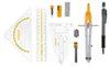 DynaTech Geometrie- und Zirkelset (13-teilig) Etui mit Produktbild-Vorschau 7