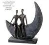 Casablanca Skulptur, "Moon", Paarmotiv, Kunstharz, Anteprima dell’immagine prodotto 2