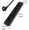 Pantherise Steckdosenleiste 4 Steckdosen 3x USB-A 1x USB-C Produktbild-Vorschau 8