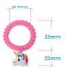 6 Stück TE-Trend Einhorn Pferd Spiralband Schmuck Armband Produktbild-Vorschau 2