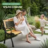 Akord Panca Da Giardino Mirt Marrone/Legno Naturale Anteprima dell’immagine prodotto 7
