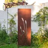 4x Sichtschutz Metall - 160 cm x 50 cm - Edelrost - Produktbild-Vorschau 6