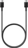 A black USB-C to USB-C cable coiled in the center against a white background. Podgląd zdjęcia produktu