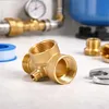Čtyřcestný rozdělovač Wiltec mosazný 2x IG DN25 1" 1x AG Náhled obrázku produktu 5