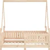 vidaXL Kinderbed, 70x140 cm, massief grenenhout Productafbeelding-voorbeeld 3