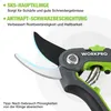 Zahradní nůžky WORKPRO Bypass 210 mm, profesionální nůžky Náhled obrázku produktu 4