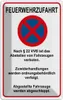 vianmo Blechschild 30x20 cm Feuerwehrzufahrt nach §22VVB   Produktbild-Vorschau 1