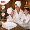 Betz Frottee Turban Berlino – Set da 2 copricapo in cotone Anteprima dell’immagine prodotto 5