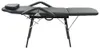 vidaXL Facial Chair Portable Faux Leather 185x78x76cm Black Náhled obrázku produktu 1