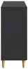 vidaXL Sideboard Schwarz 89 x 34,5 x 80 cm Holzwerkstoff Produktbild-Vorschau 5