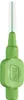 A single green interdental brush is shown against a white background. Produktbild-Vorschau