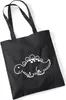 Huuraa Jutebeutel Stegosaurus Dinosaurier 10 Liter Black Produktbild-Vorschau 1