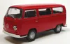 VW Bus Bulli T2 rot Modellauto Spritzguss ca. 11-12 cm Produktbild-Vorschau 2
