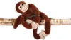 Inware Kuscheltier Affe mit Klett braun 20 cm Plüschaffe Produktbild-Vorschau 1