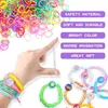 Kinder Loom Bänder Set mit 40 Farben Gummis & Produktbild-Vorschau 5