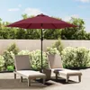 vidaXL Slunečník s kovovou tyčí Bordeaux red 300 cm - Náhled obrázku produktu 10