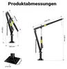 Wiltec Pickup Kran Ladekran 1800 mm Höhe, 900 kg Traglast Produktbild-Vorschau 3