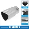 Auto Auspuff Spitze Rohr Herzform für Rohrdurchmesser 0.94" Produktbild-Vorschau 4