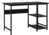 Design Möbel Computertisch Schwarz 105x55x72 cm MDF und Produktbild-Vorschau 7