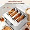 FATABETA Toaster Toaster 4 Scheiben, mit Brötchenaufsatz & Produktbild-Vorschau 7