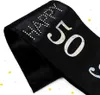 Oblique Unique Schärpe Happy Birthday 50. Geburtstag 50er Produktbild-Vorschau 3
