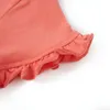 vidaXL Camicia a maniche corte per bambini rosa corallo 140 Anteprima dell’immagine prodotto 4