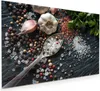 Küchenrückwand Spritzschutz Glas mit Motiv Küchenzutaten 40 Produktbild-Vorschau 1