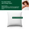HANSKRUCHEN Cuscino in piuma Premium de Luxe 50x70 cm Anteprima dell’immagine prodotto 4