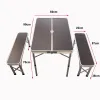 Campingtisch Set GREEN HILL Klapptisch Bank Aluminium Produktbild-Vorschau 5