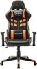 vidaXL Gaming-Stuhl Schwarz und Orange Kunstleder Produktbild-Vorschau 1